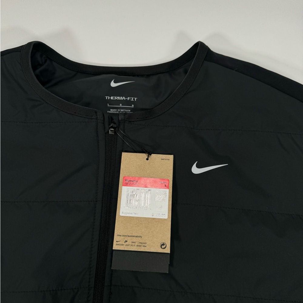 NWT New Nike Therma-FIT Swift Women's Running Jacket Large L Coat Baselayer - Picture 7 of 7